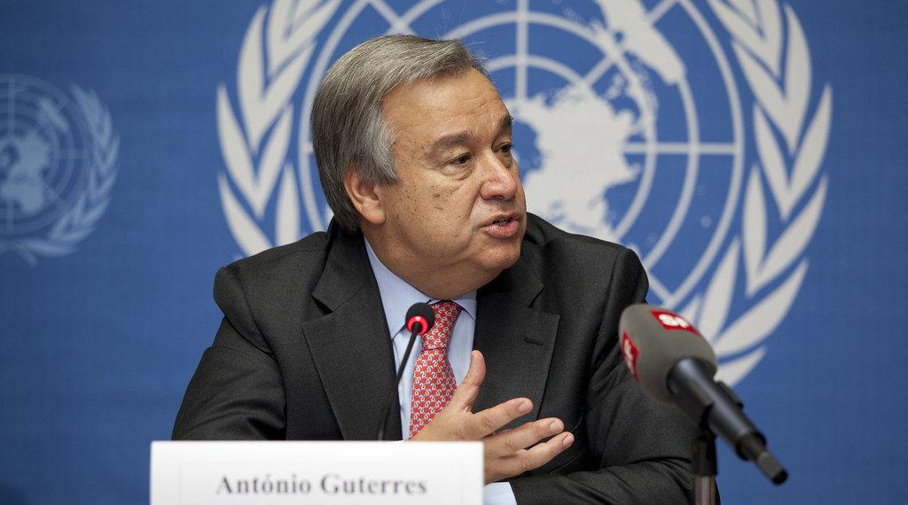 FNs-generalsekretær António-Guterres.