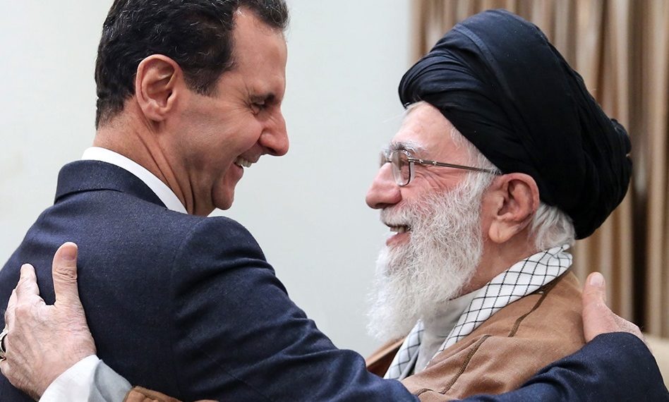 Bashar al Assad i møte med Irans leder Ali Khamenei.