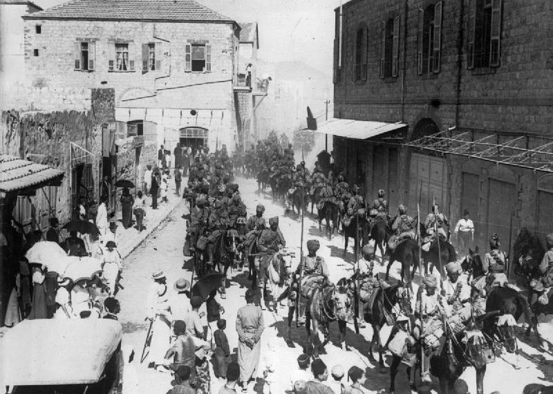 Haifa ble erobret av britisk-indiske styrker 23. september 1918.