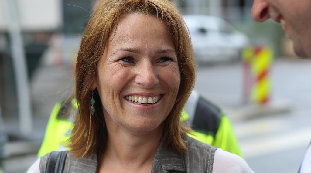 Som LO-leder arbeidet Trine Lise Saudnes for internasjonal boikott av Israel. Foto: Arbeiderpartiet/Flickr.