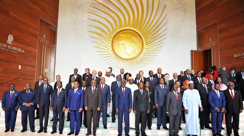 Den afrikanske union samlet i 2017. Foto: https://www.flickr.com/photos/governmentza/.