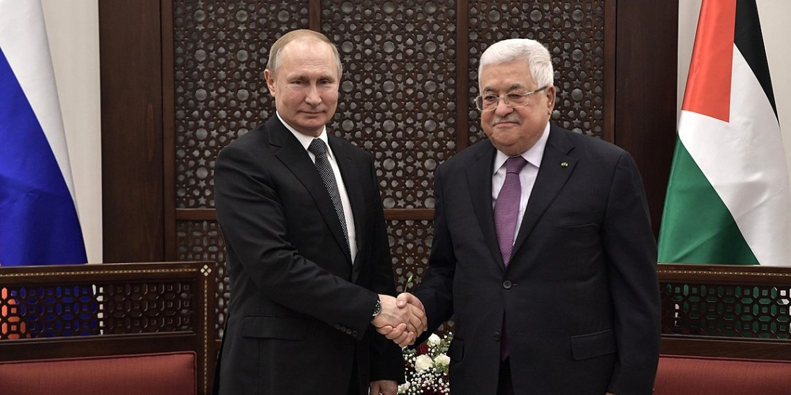 Abbas på besøk hos Putin 23. januar 2020. Foto: http://www.kremlin.ru/events/president/news/62650/photos.
