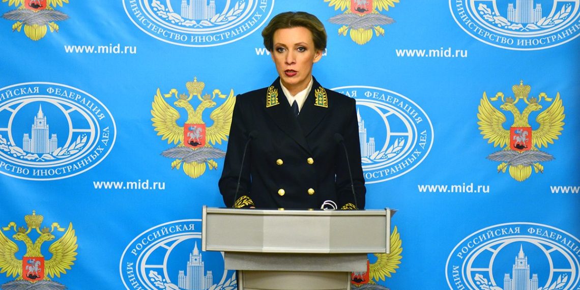Maria Zakharova, talsperson for det russiske utenriksdepartementet. Foto: http://www.mid.ru/diverse/-/asset_publisher/8bWtTfQKqtaS/content/id/679853