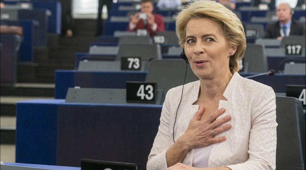 Ursula von der Leyen. Foto: https://www.flickr.com/photos/european_parliament/48300816421.