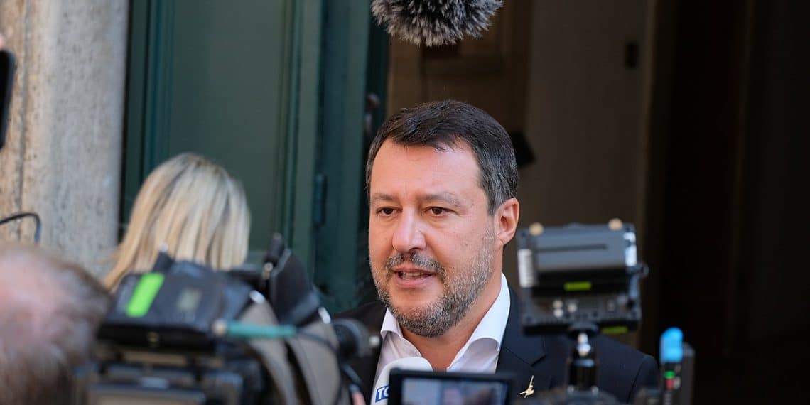 Matteo Salvini, tidligere visestatsminister og innenriksminister, vil anerkjenne Jerusalem som Israels hovedstad og flytte den italienske ambassaden dit. Foto: Kasa Fue - https://commons.wikimedia.org/wiki/User:Kasa_Fue - https://creativecommons.org/licenses/by-sa/4.0/deed.en.