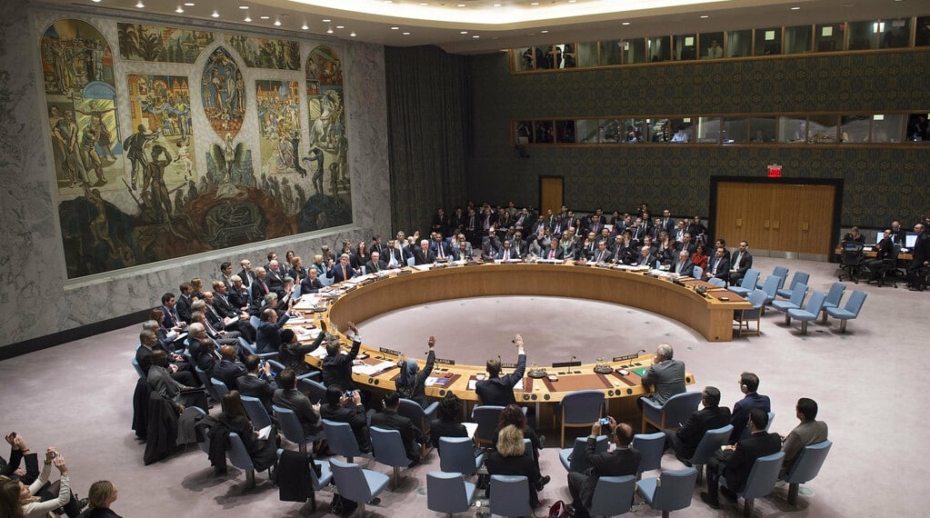 FNs Sikkerhetsråd. Foto: United Nations - https://www.flickr.com/photos/un_photo/24402645745.