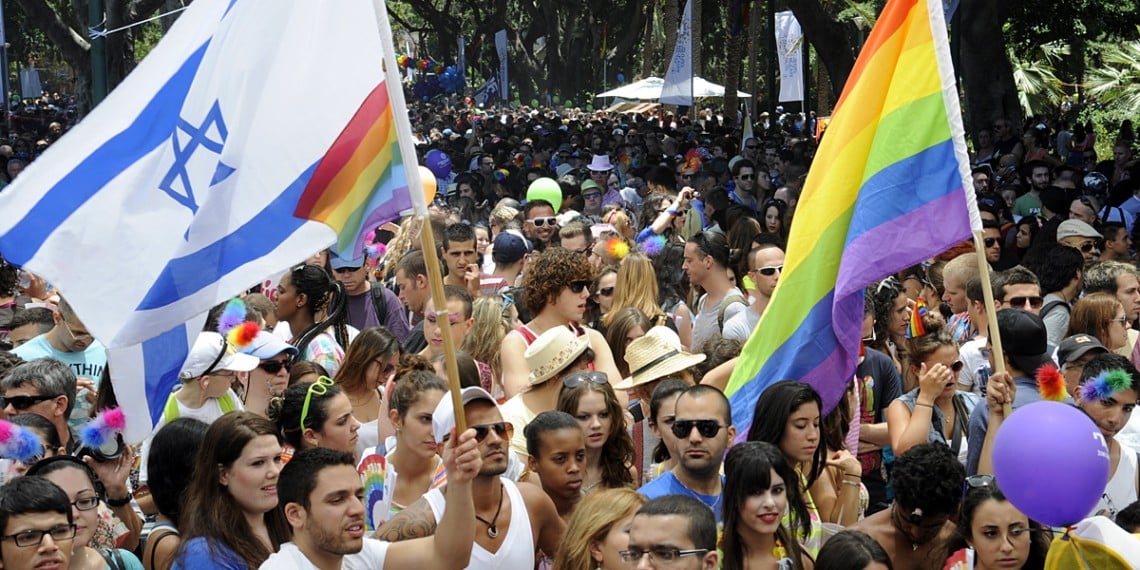 Pride-parade i Tel Aviv. Foto: U.S. Embassy Tel Aviv 2012 (Creative Commons License 2.0) - https://commons.wikimedia.org/wiki/File:Pride_Gay_Parade_2012_No.132_-_Flickr_-_U.S._Embassy_Tel_Aviv.jpg.