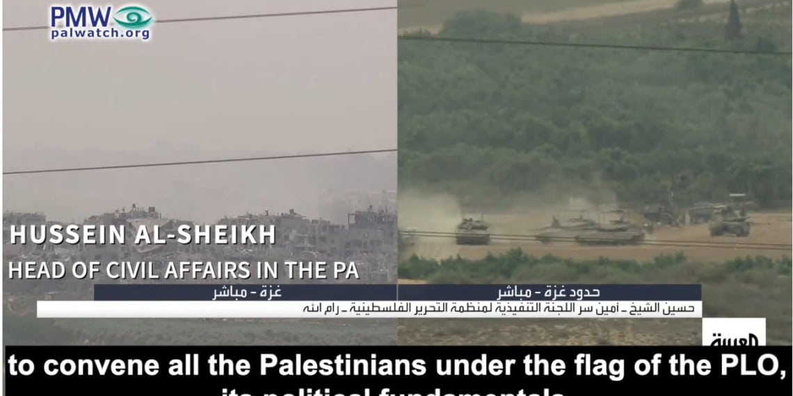 PMW dokumenterer fra arabiske nyhetskilder. Skjermdump fra video